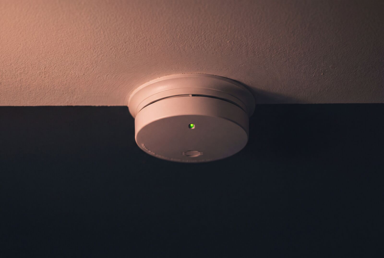 Smoke alarms and safety, product still (brand art, not a job photo)